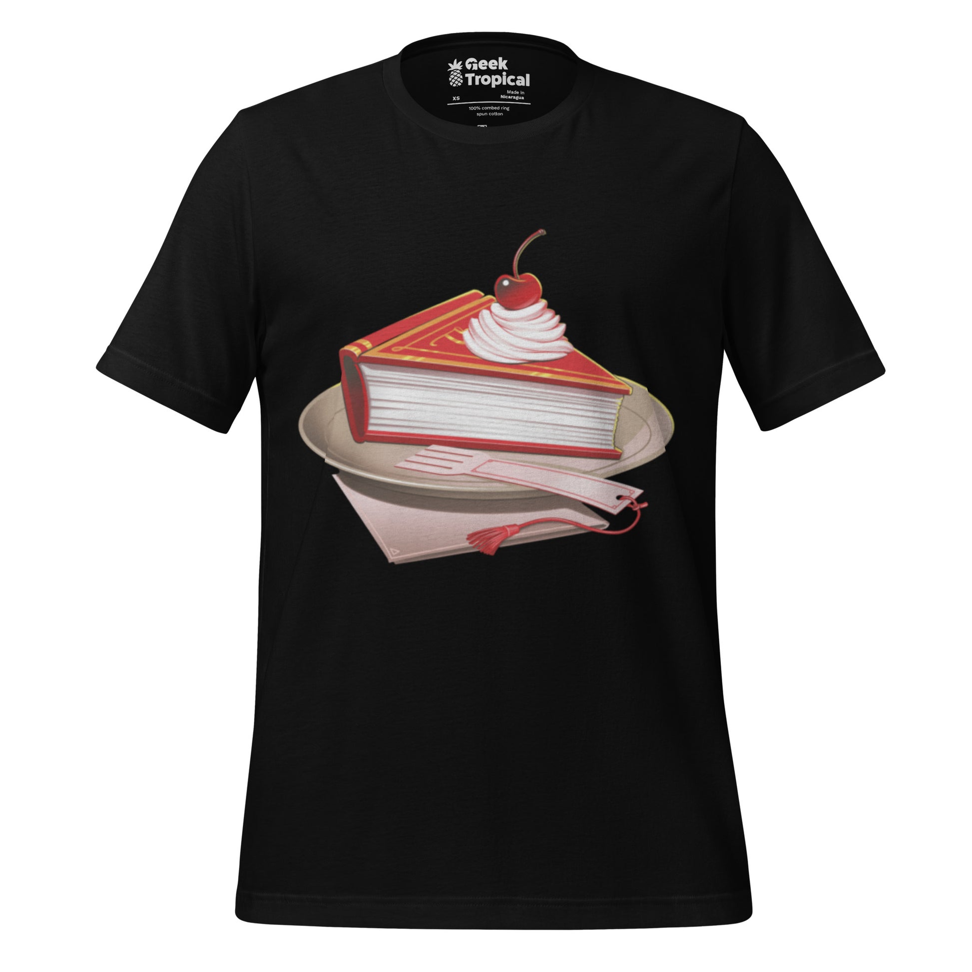 Pie Book T-Shirt Geek Nerd