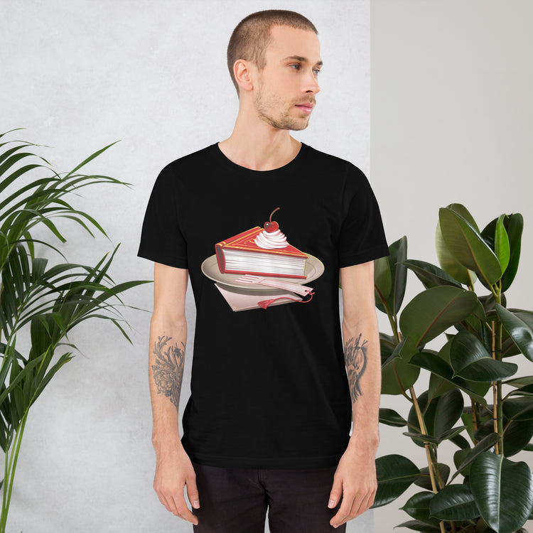 Pie Book T-Shirt Geek Nerd