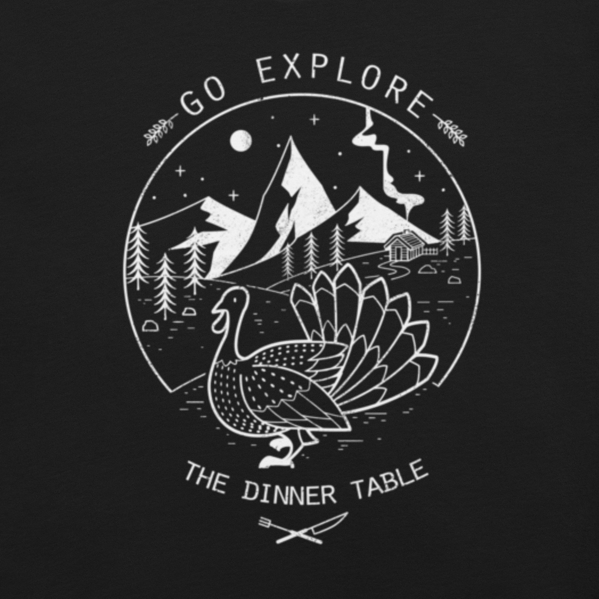 Explore Thanksgiving Dinner T-Shirt Geek Nerd
