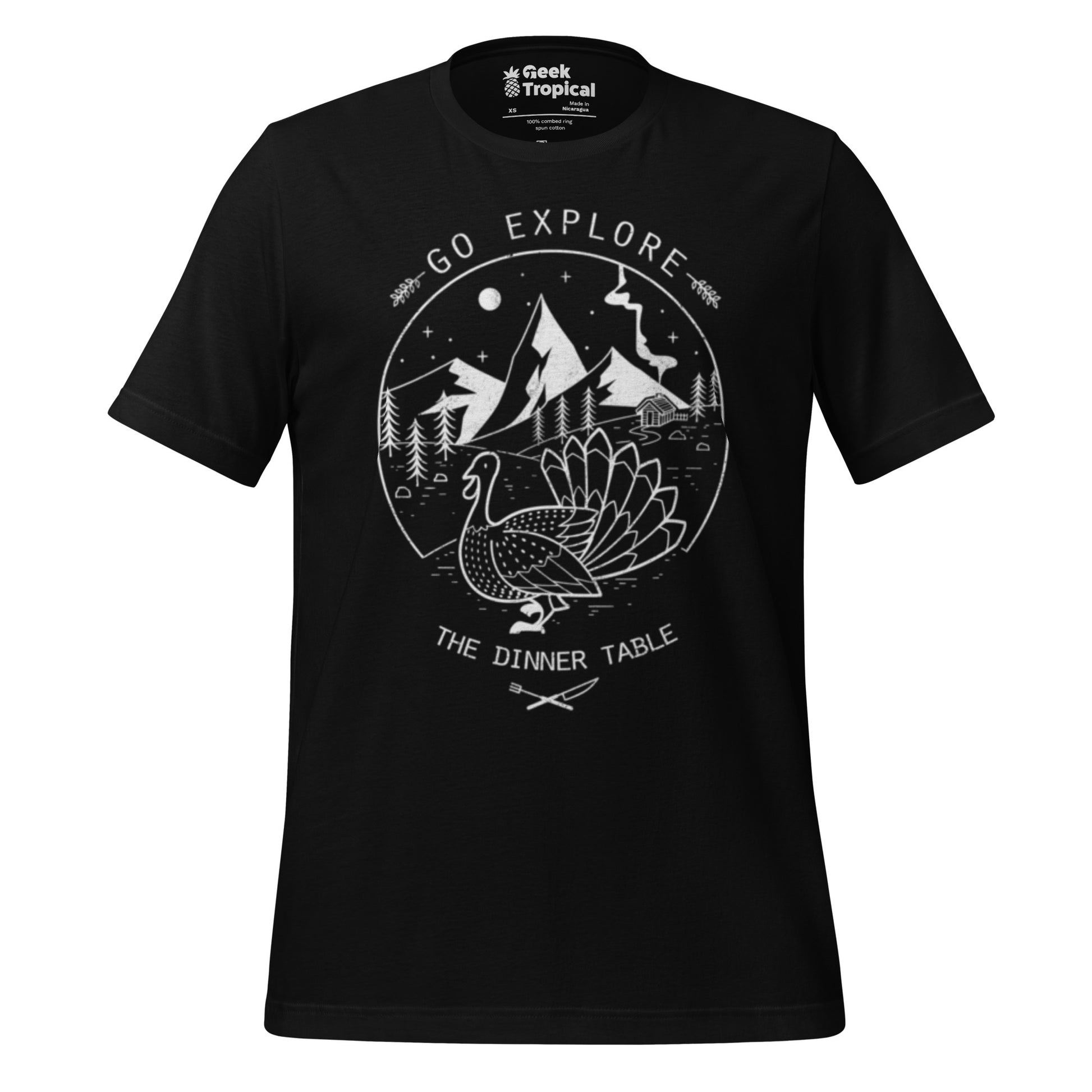 Explore Thanksgiving Dinner T-Shirt Geek Nerd