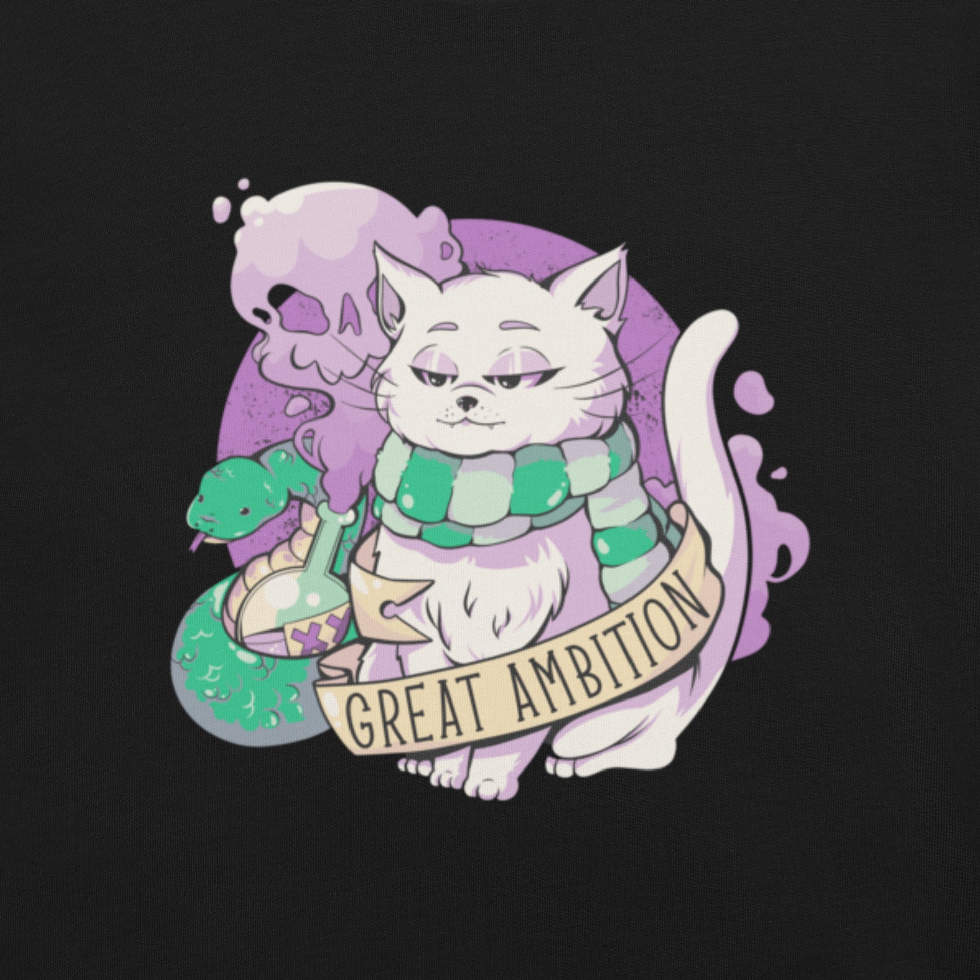 Great Ambition Snake T-Shirt Geek Nerd