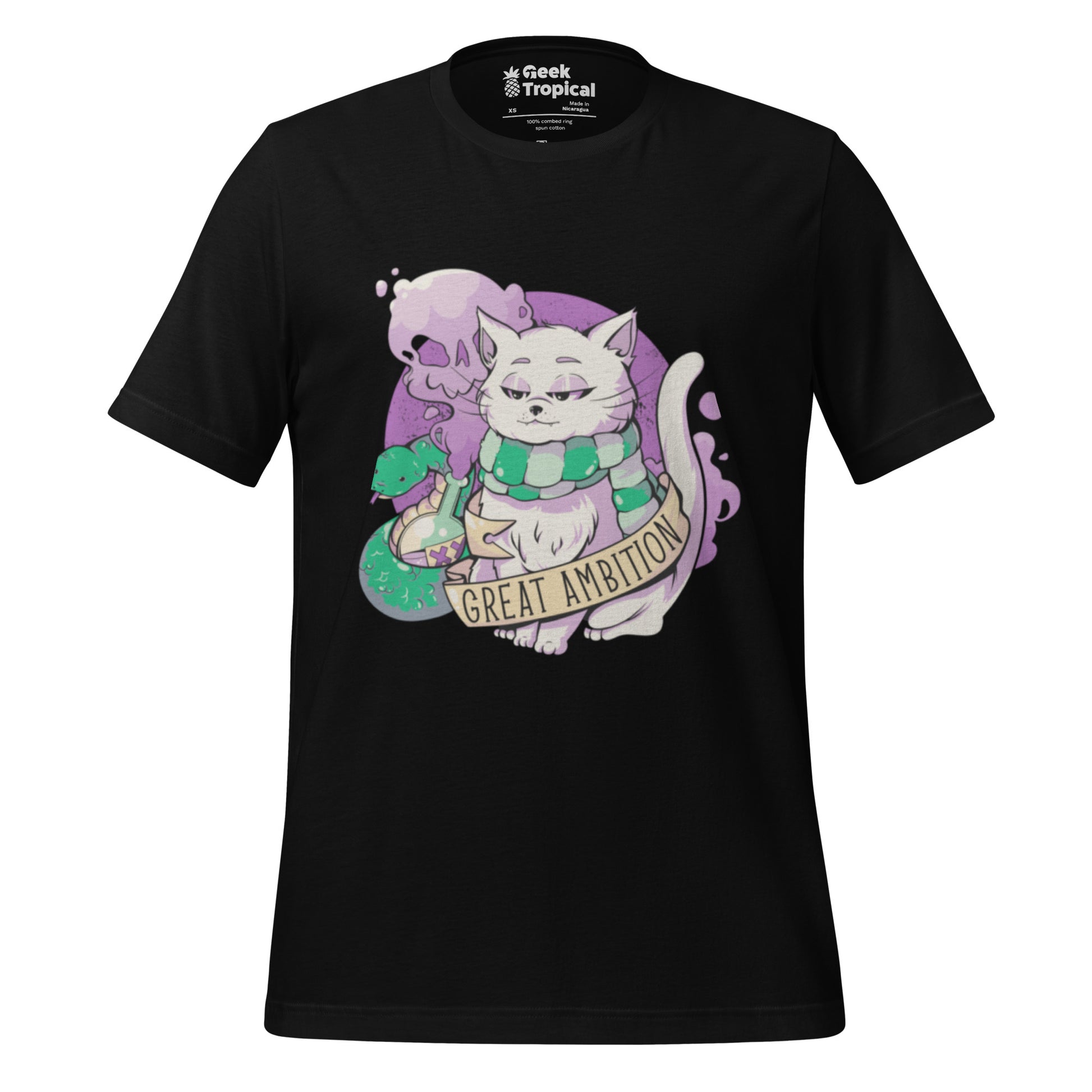 Great Ambition Snake T-Shirt Geek Nerd