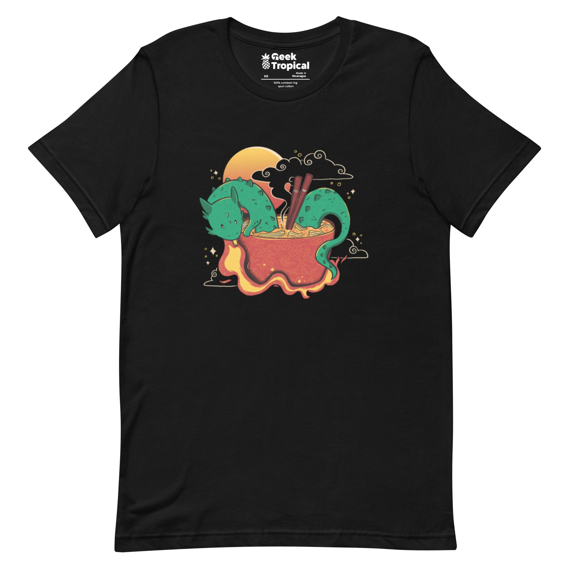 Hot Noddle Dragon T-Shirt Geek Nerd