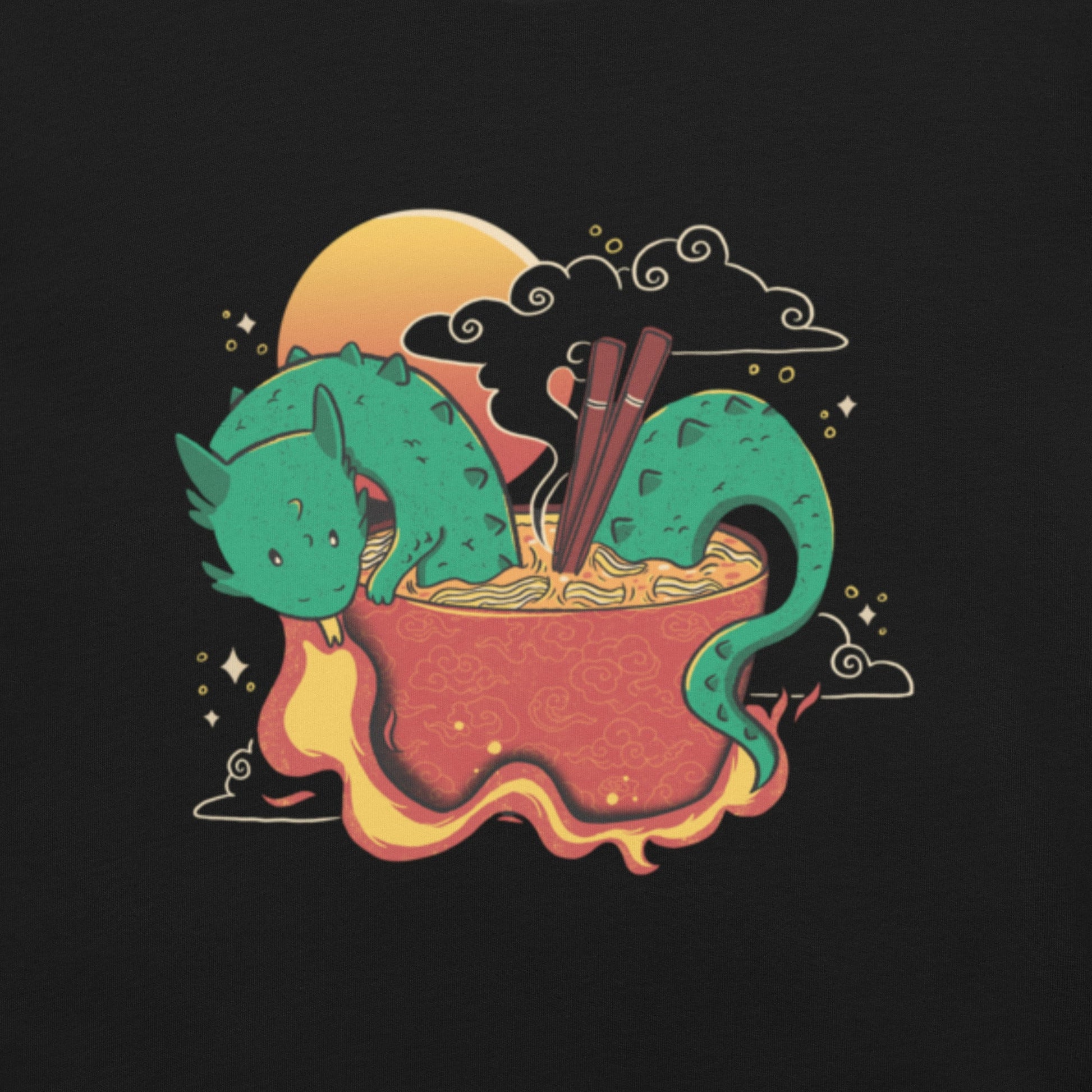 Hot Noddle Dragon T-Shirt Geek Nerd