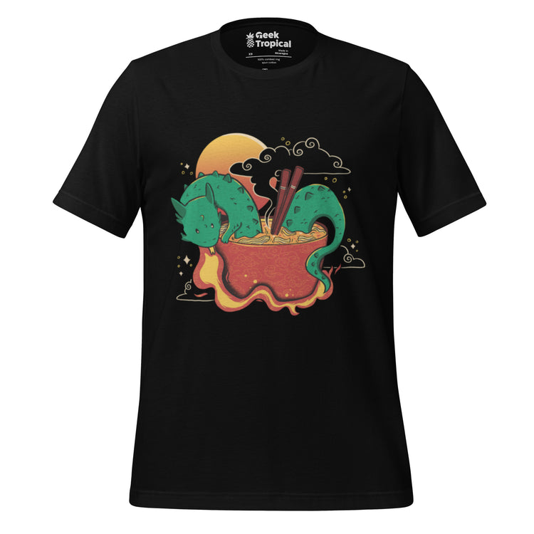 Hot Noddle Dragon T-Shirt Geek Nerd