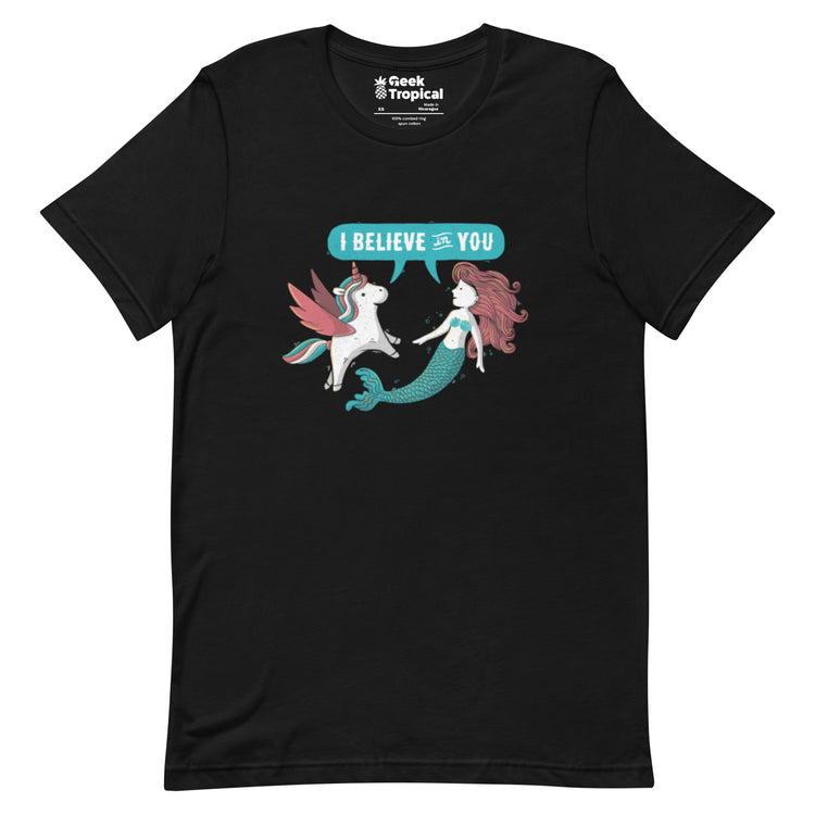 I Believe In You T-Shirt Geek Nerd