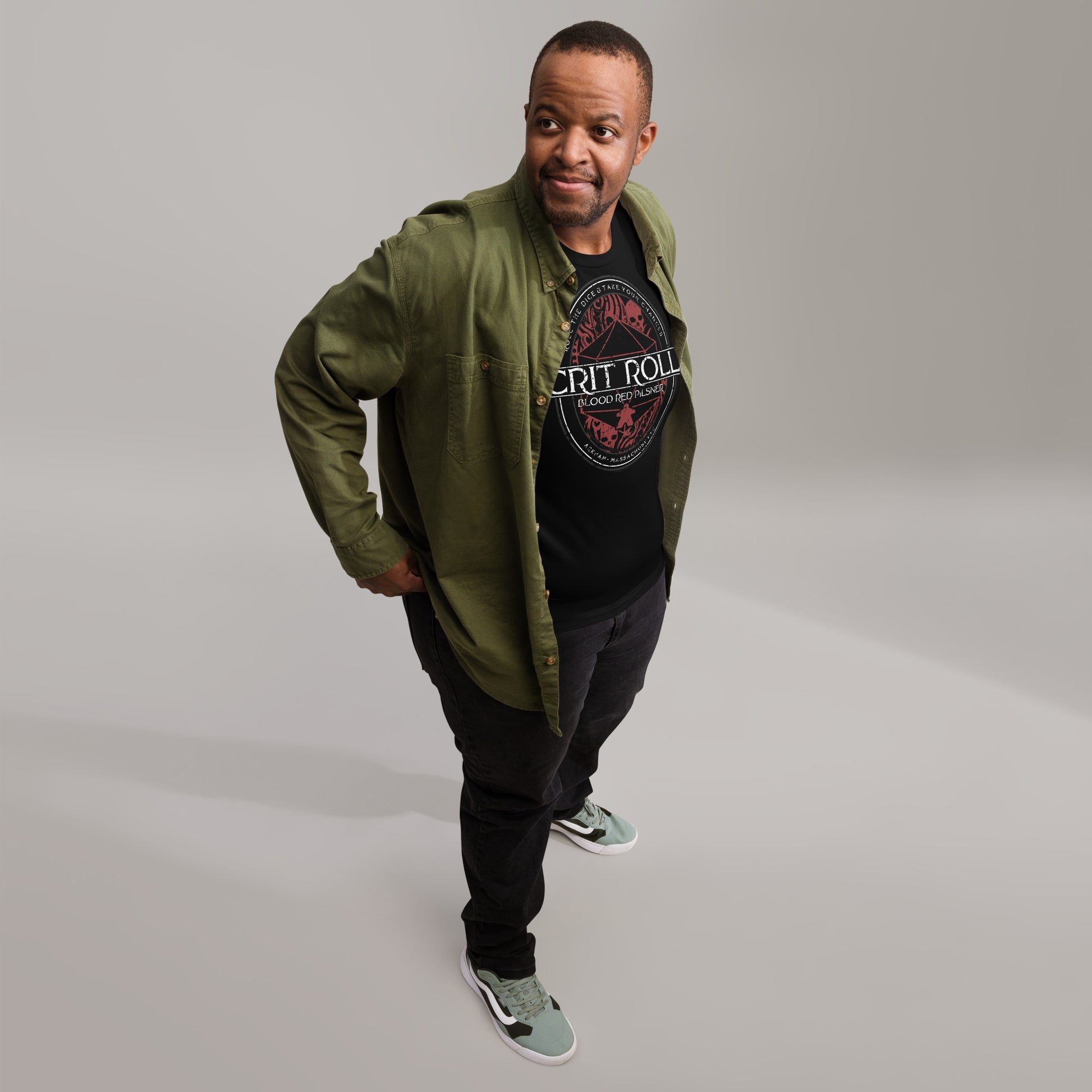 Arkham RPG Crit Roll T-Shirt Geek Nerd Advertise to Meta dnd & rpg print Fantasy Prints