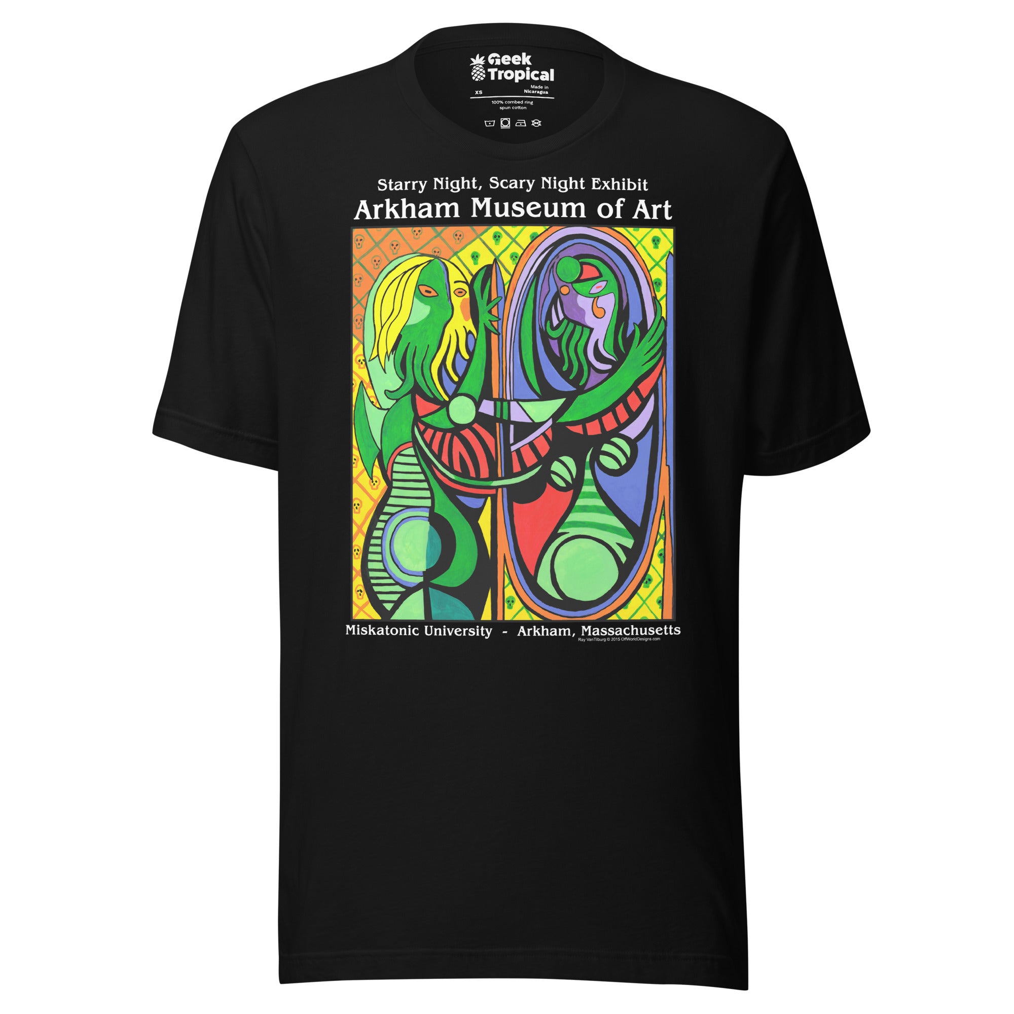 Arkham Musuem of Art Cthulhu T-Shirt Geek Nerd Advertise to Meta Book Prints Fantasy Prints