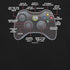 Game Controller t-shirt Geek Nerd Advertise to Meta FLOW DESC WRITING Off World Designs