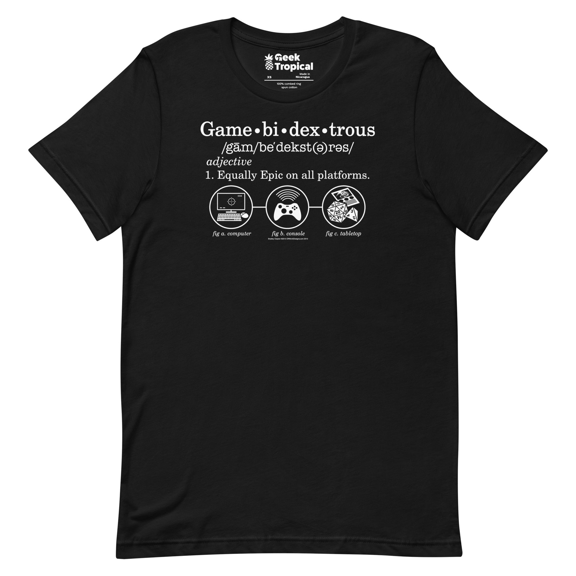 Gamebidextrous t-shirt Geek Nerd Advertise to Meta FLOW DESC WRITING Funny Prints