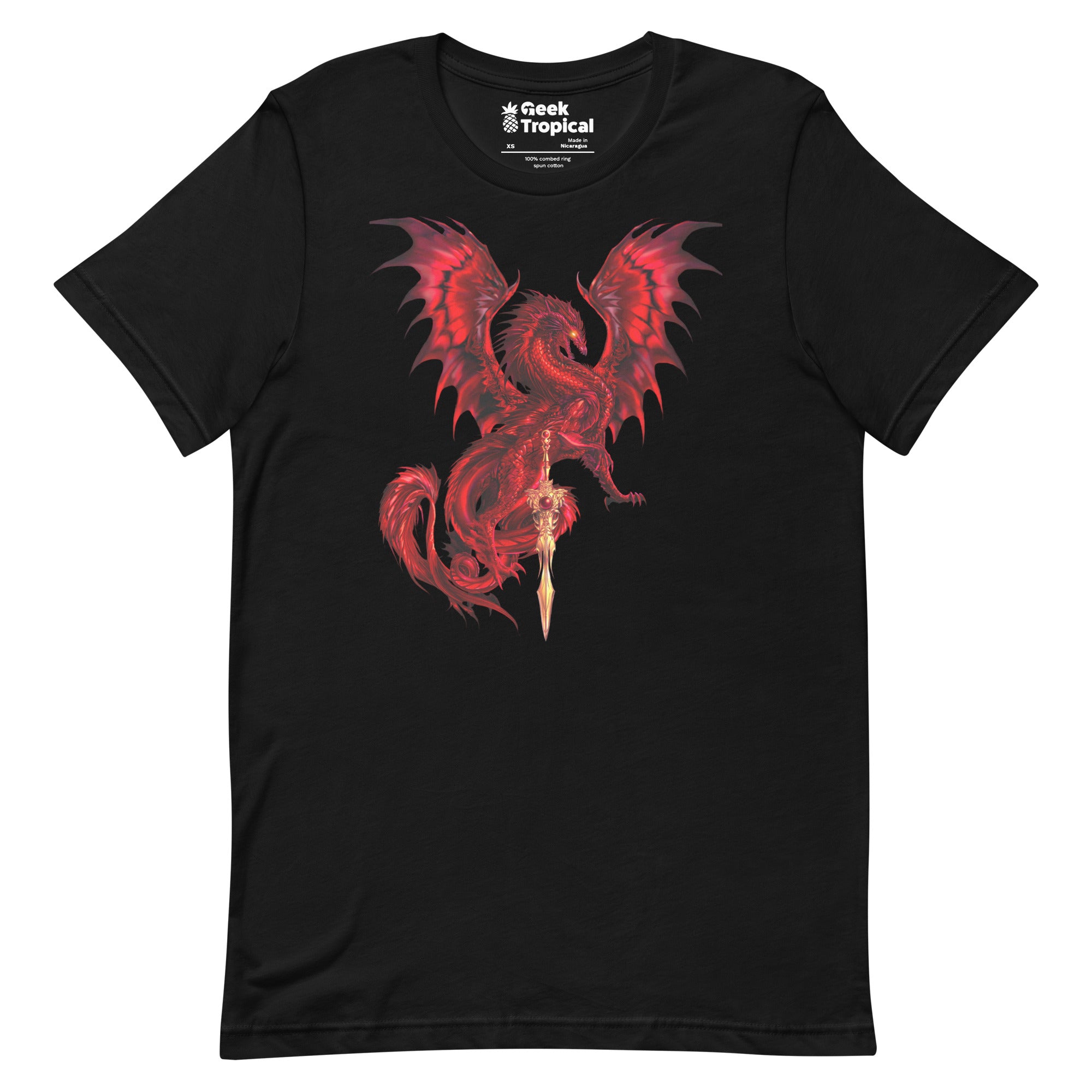 Dragonblade BLOODBLADE T-Shirt Geek Nerd Advertise to Meta Design by Ruth Thompson Fantasy Prints