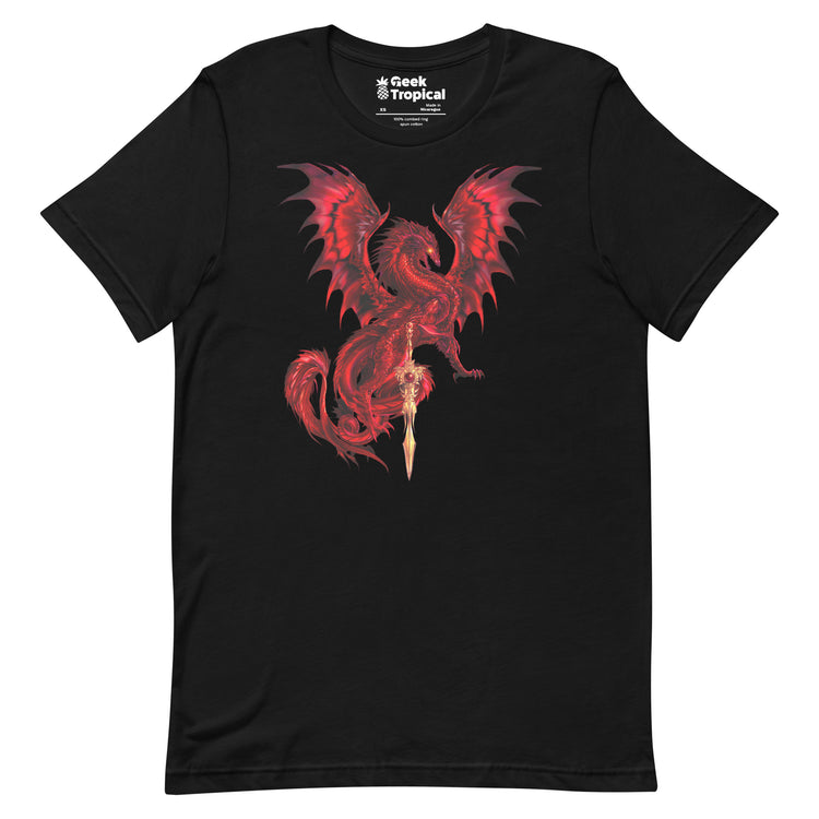 Dragonblade BLOODBLADE T-Shirt Geek Nerd Advertise to Meta Design by Ruth Thompson Fantasy Prints