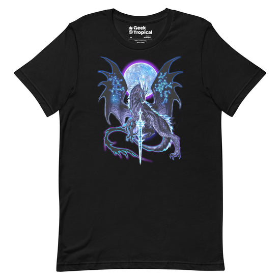 Dragonblade NIGHTBLADE T-Shirt Geek Nerd Advertise to Meta Design by Ruth Thompson dnd & rpg print