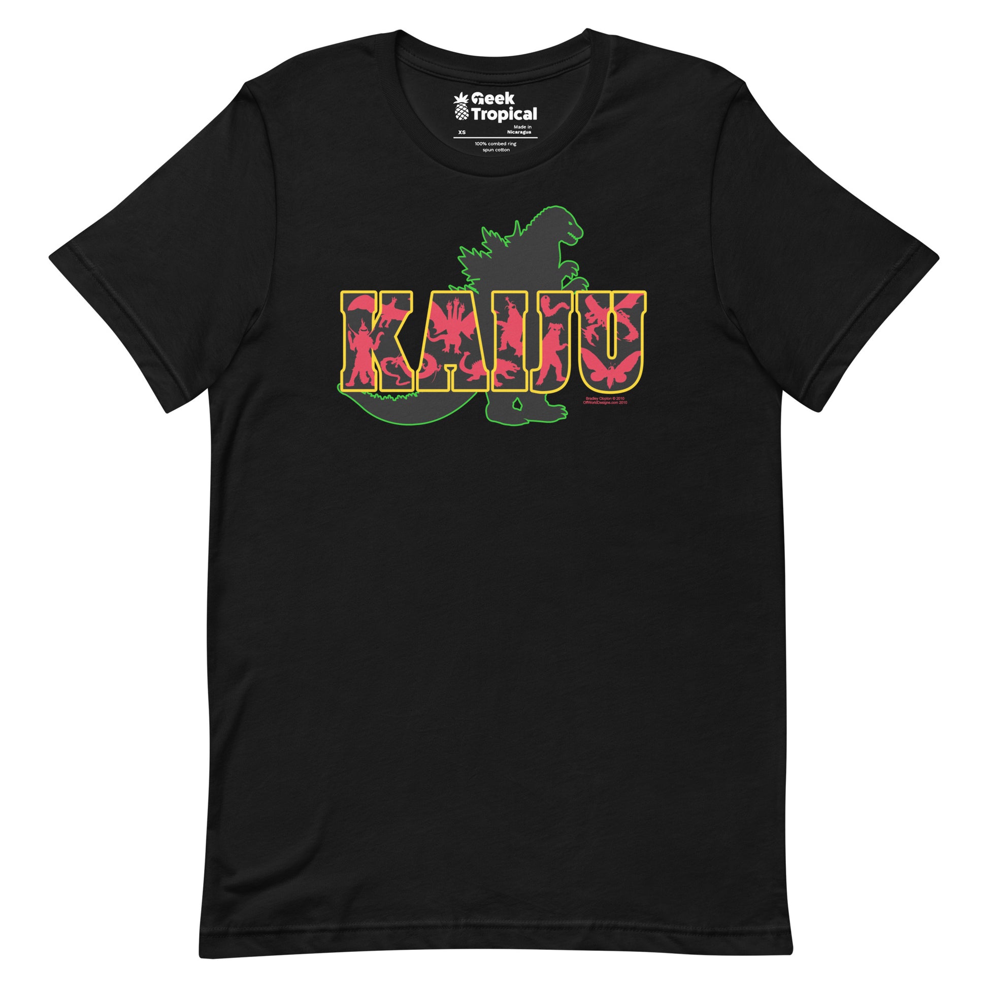 Kaiju BC t-shirt Geek Nerd Advertise to Meta Anime dinosaur print