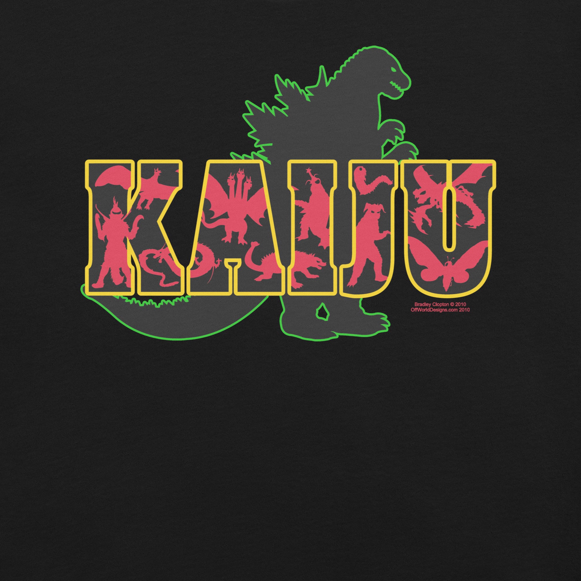 Kaiju BC t-shirt Geek Nerd Advertise to Meta Anime dinosaur print