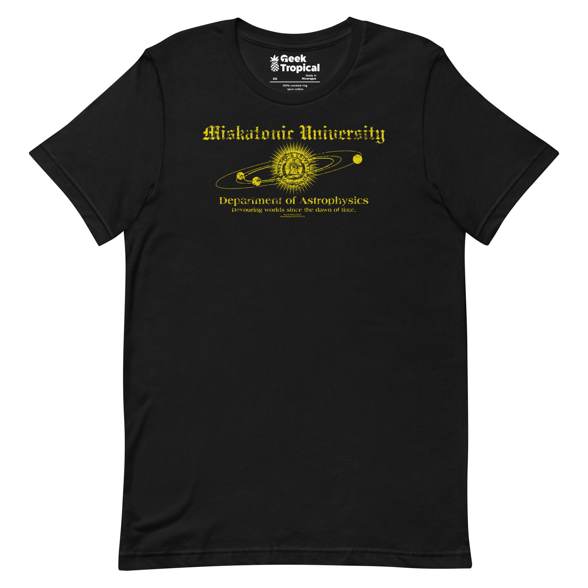 Miskatonic Astrophysics t-shirt Geek Nerd Advertise to Meta Book Prints Fantasy Prints