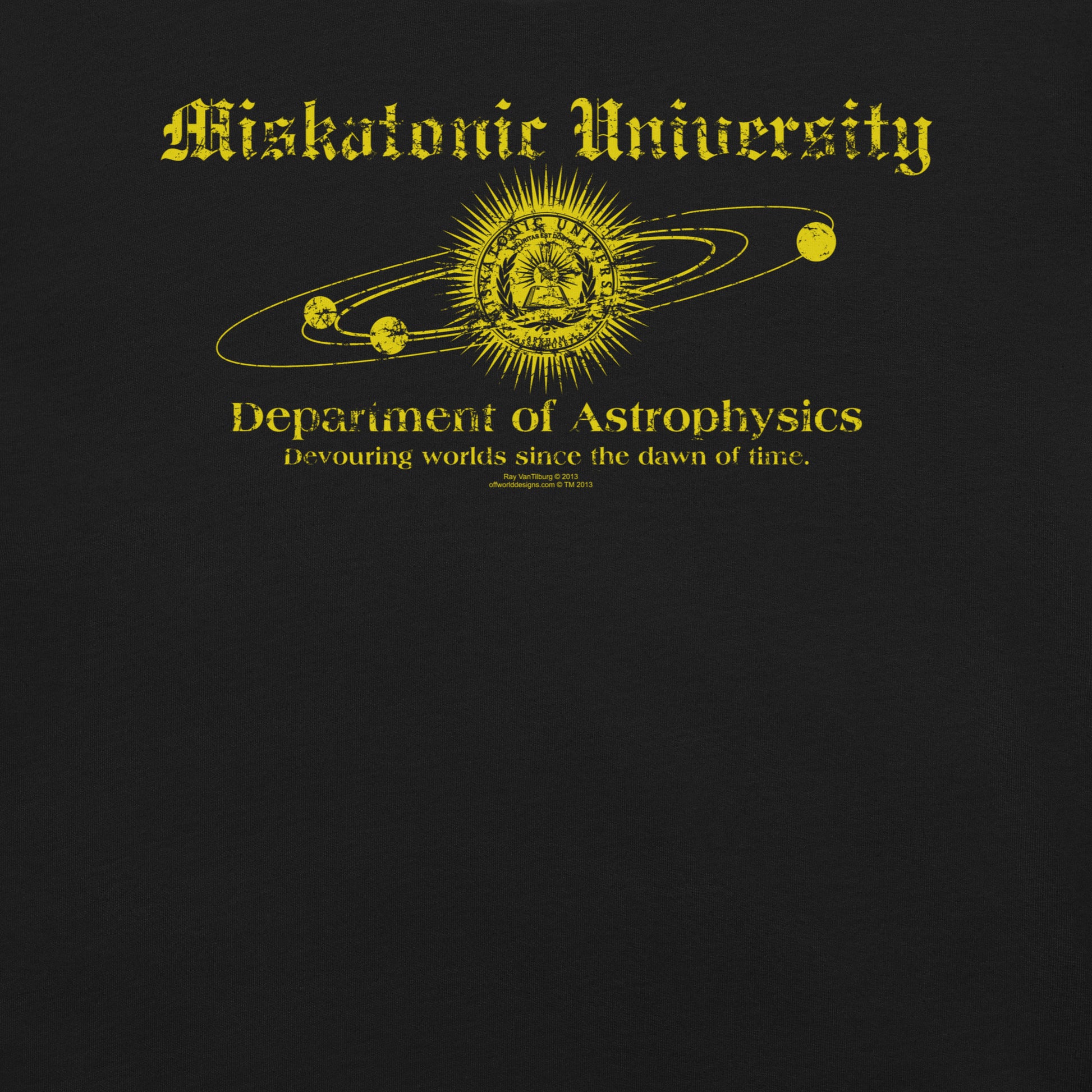 Miskatonic Astrophysics t-shirt Geek Nerd Advertise to Meta Book Prints Fantasy Prints