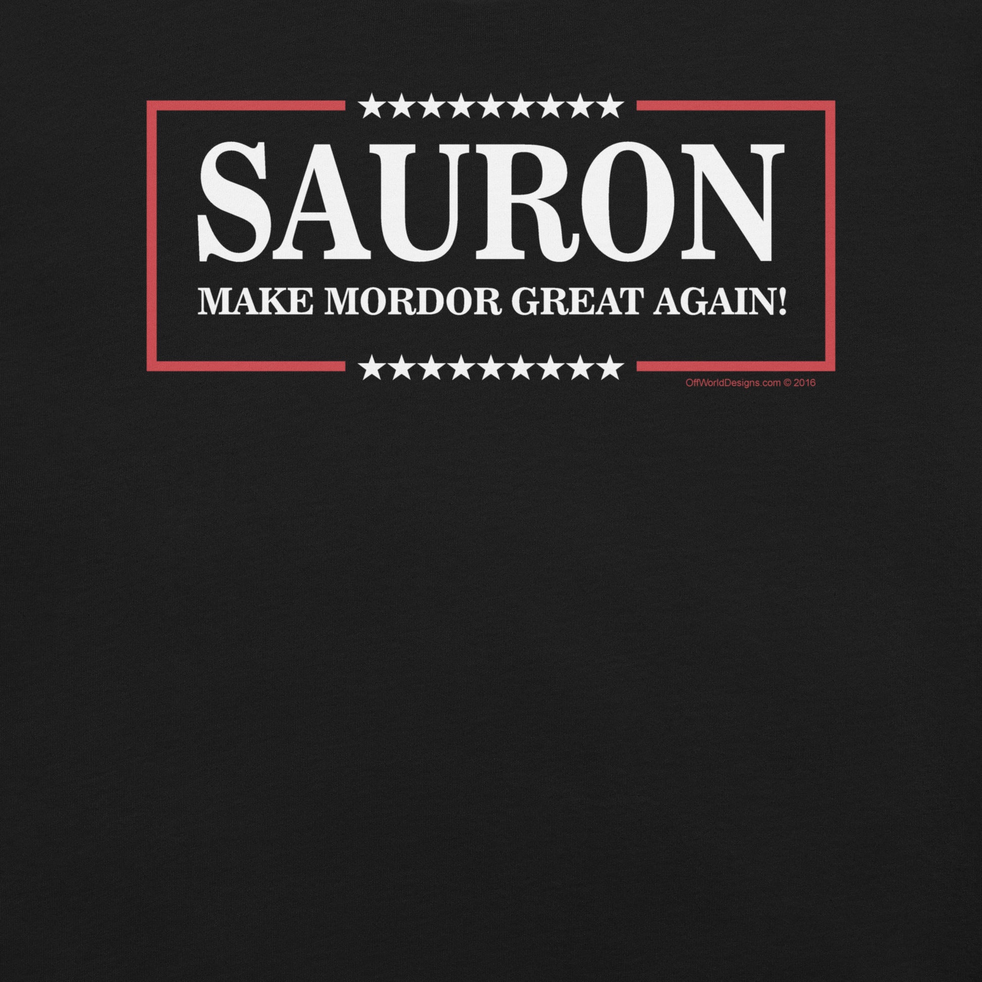 Mordor Great again t-shirt Geek Nerd Advertise to Meta Book Prints Fantasy Prints