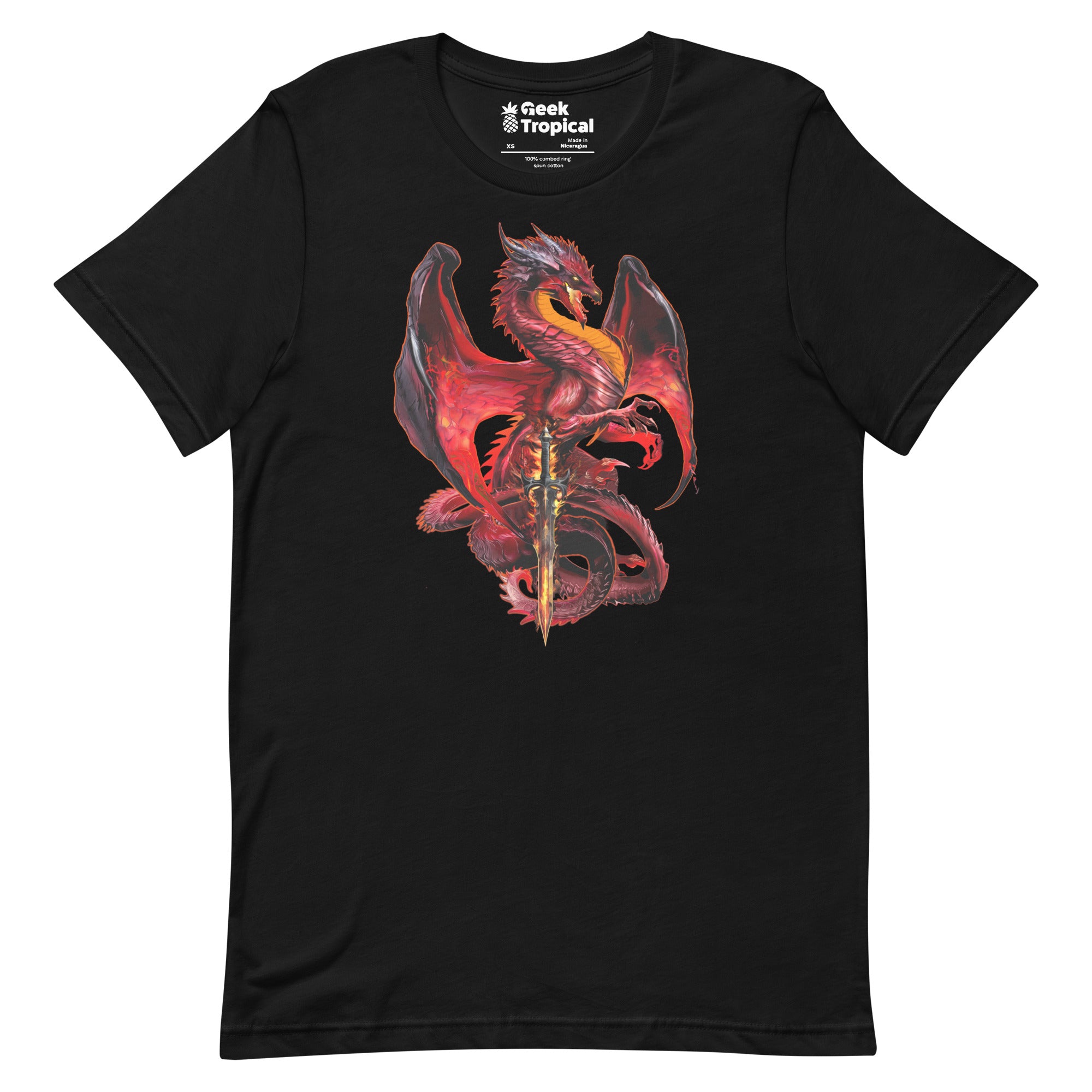 Dragonblade WRATHBLADE T-Shirt Geek Nerd Advertise to Meta Design by Ruth Thompson dnd & rpg print