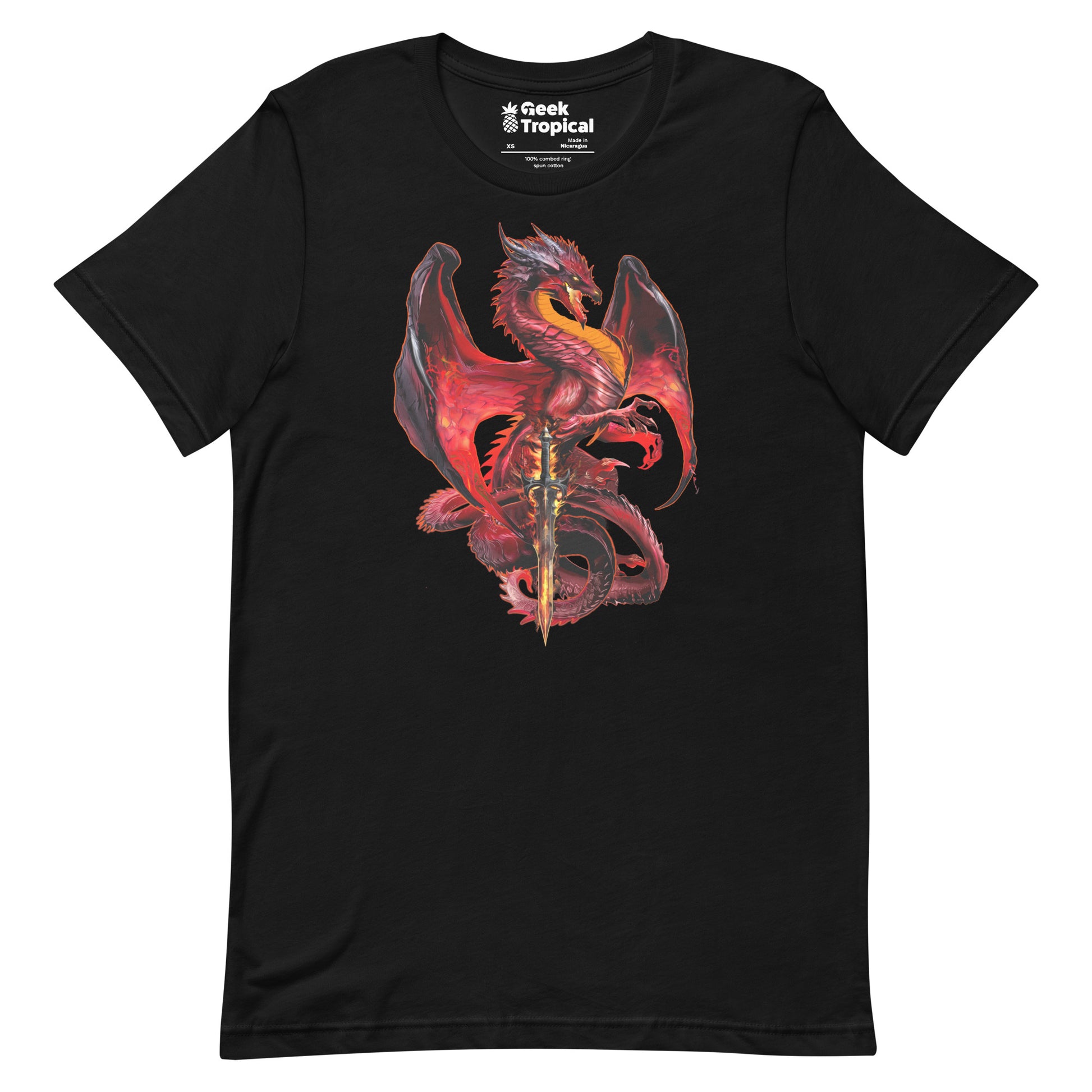 Dragonblade WRATHBLADE T-Shirt Geek Nerd Advertise to Meta Design by Ruth Thompson dnd & rpg print