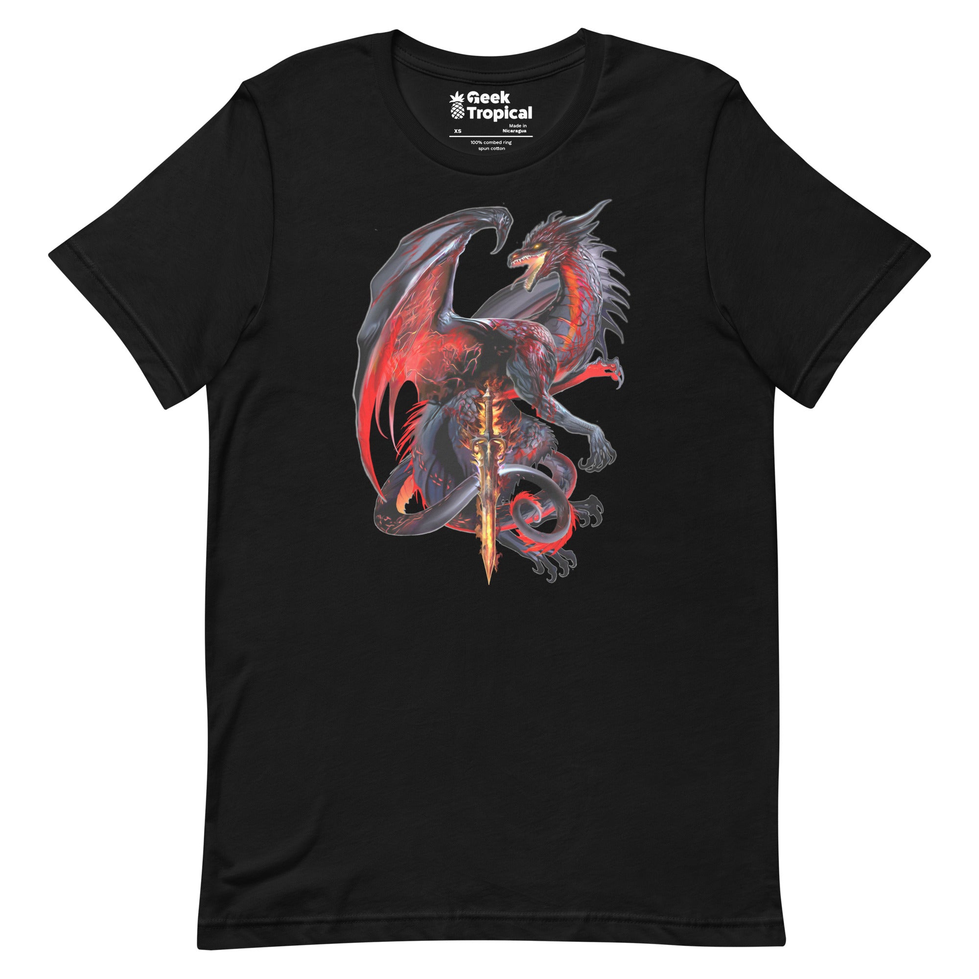 Dragonblade WIDOWBLADE T-Shirt Geek Nerd Advertise to Meta Design by Ruth Thompson dnd & rpg print