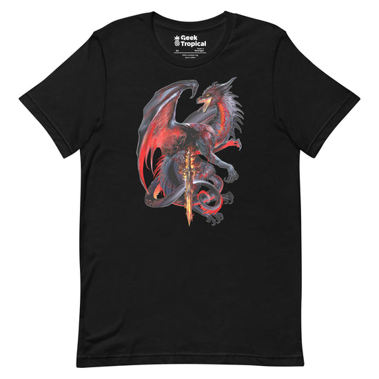 Dragonblade WIDOWBLADE T-Shirt Geek Nerd Advertise to Meta Design by Ruth Thompson dnd & rpg print