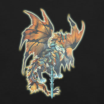 Dragonblade THUNDERBLADE OG T-Shirt Geek Nerd Advertise to Meta Design by Ruth Thompson Fantasy Prints