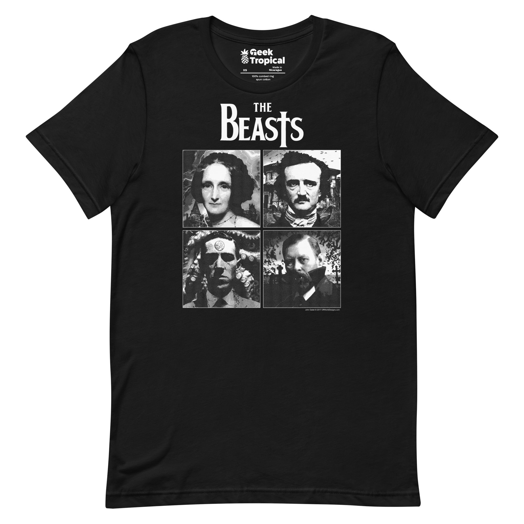 The Beasts t-shirt Geek Nerd Advertise to Meta Animal Patterns FLOW DESC WRITING