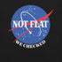 Not Flat T-shirt Geek Nerd Advertise to Meta FLOW DESC WRITING Funny Prints