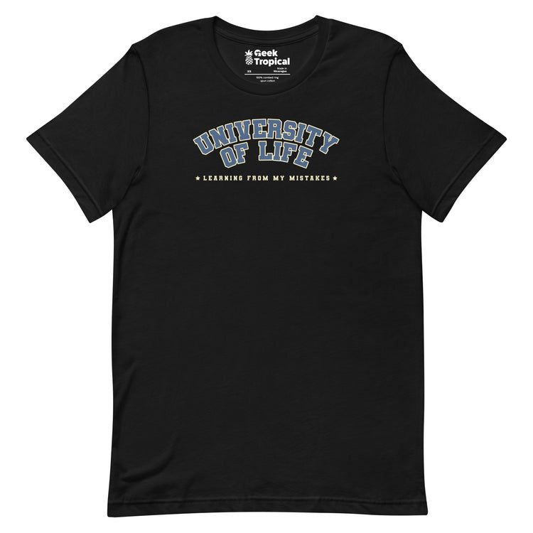 University of Life T-Shirt Geek Nerd Advertise to Meta Design by Tobe Fonseca FLOW DESC WRITING