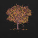 Tree Musical Notes Autumn Song T-Shirt Geek Nerd Advertise to Meta Botany Print Design by Tobe Fonseca