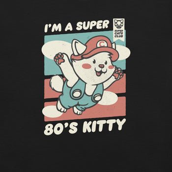 Vintage Kitty Video Game 80s T-Shirt Geek Nerd Advertise to Meta Animal Patterns Design by Tobe Fonseca