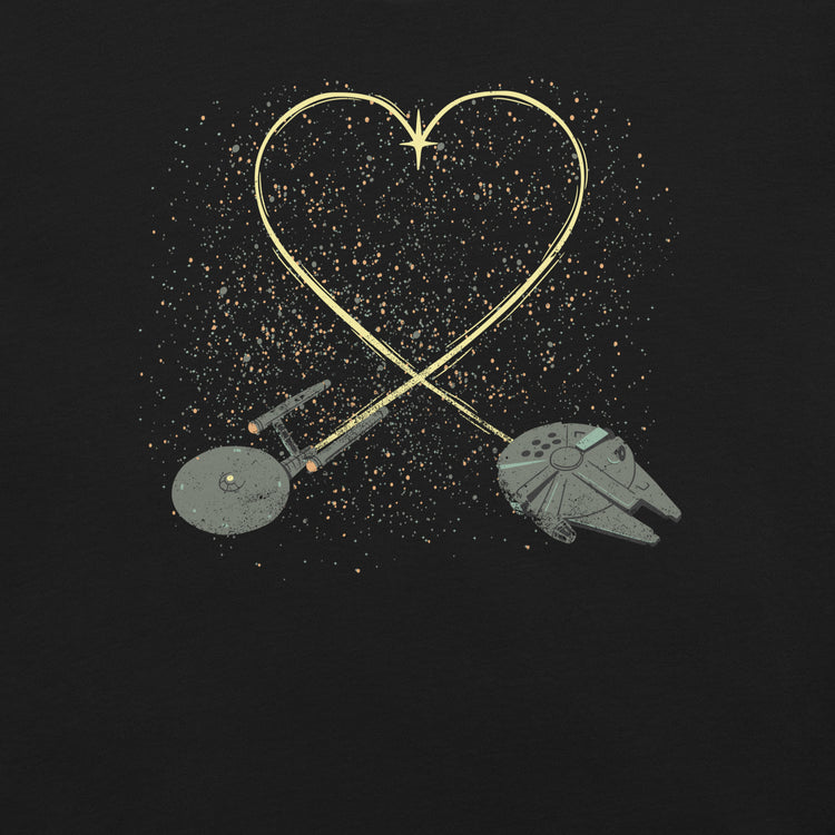Wars Love T-Shirt Geek Nerd Advertise to Meta Design by Tobe Fonseca FLOW DESC WRITING