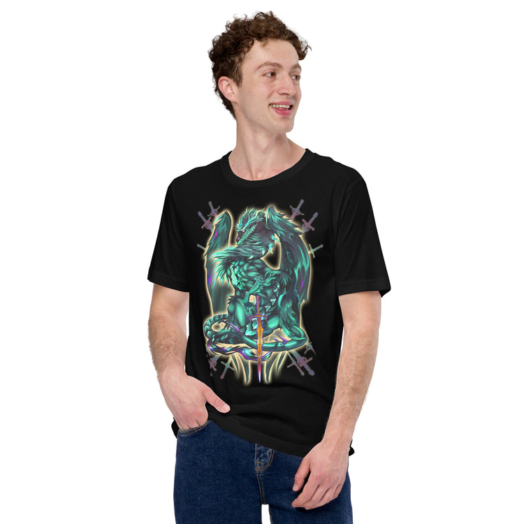 Dragonblade TERRABLADE T-Shirt Geek Nerd Advertise to Meta Design by Ruth Thompson Fantasy Prints