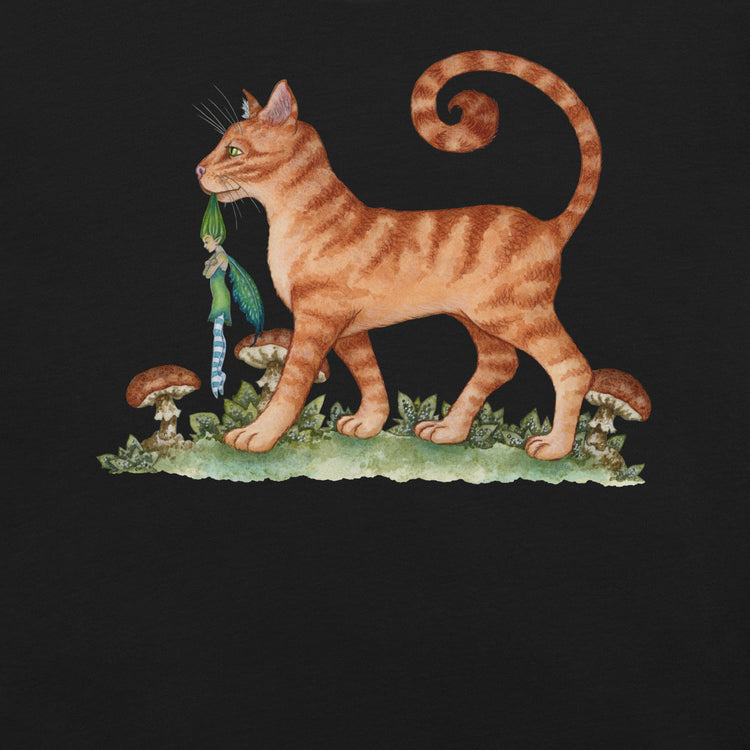 Amy Brown What The Cat Dragged In T-Shirt Geek Nerd Advertise to Meta Animal Patterns Design by Amy Brown