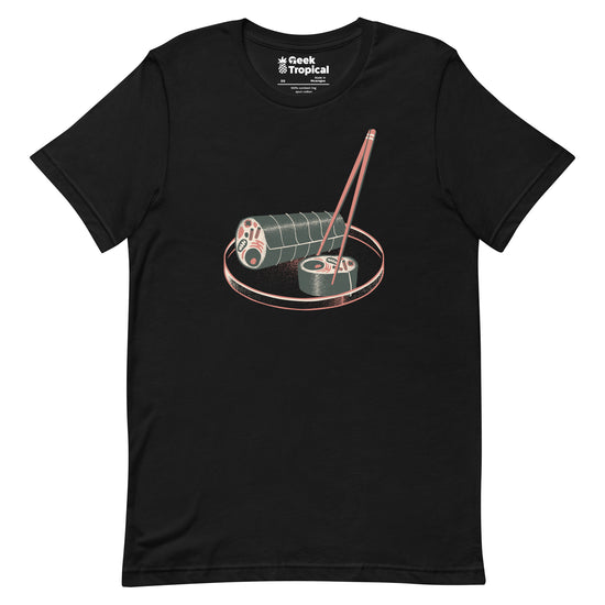 Sushi Cell Science Japanese T-Shirt Geek Nerd Advertise to Meta Design by Tobe Fonseca FLOW DESC WRITING