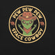 Space Cowboy Funny Alien Brown T-Shirt Geek Nerd Advertise to Meta Design by Tobe Fonseca FLOW DESC WRITING