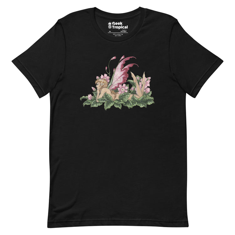 Amy Brown Primrose T-Shirt Geek Nerd Advertise to Meta Botany Print Design by Amy Brown