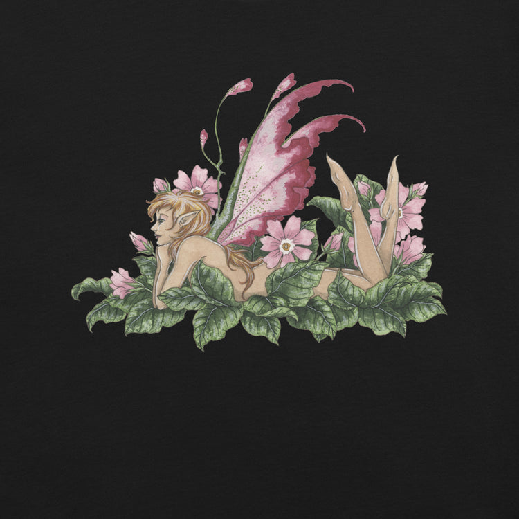 Amy Brown Primrose T-Shirt Geek Nerd Advertise to Meta Botany Print Design by Amy Brown