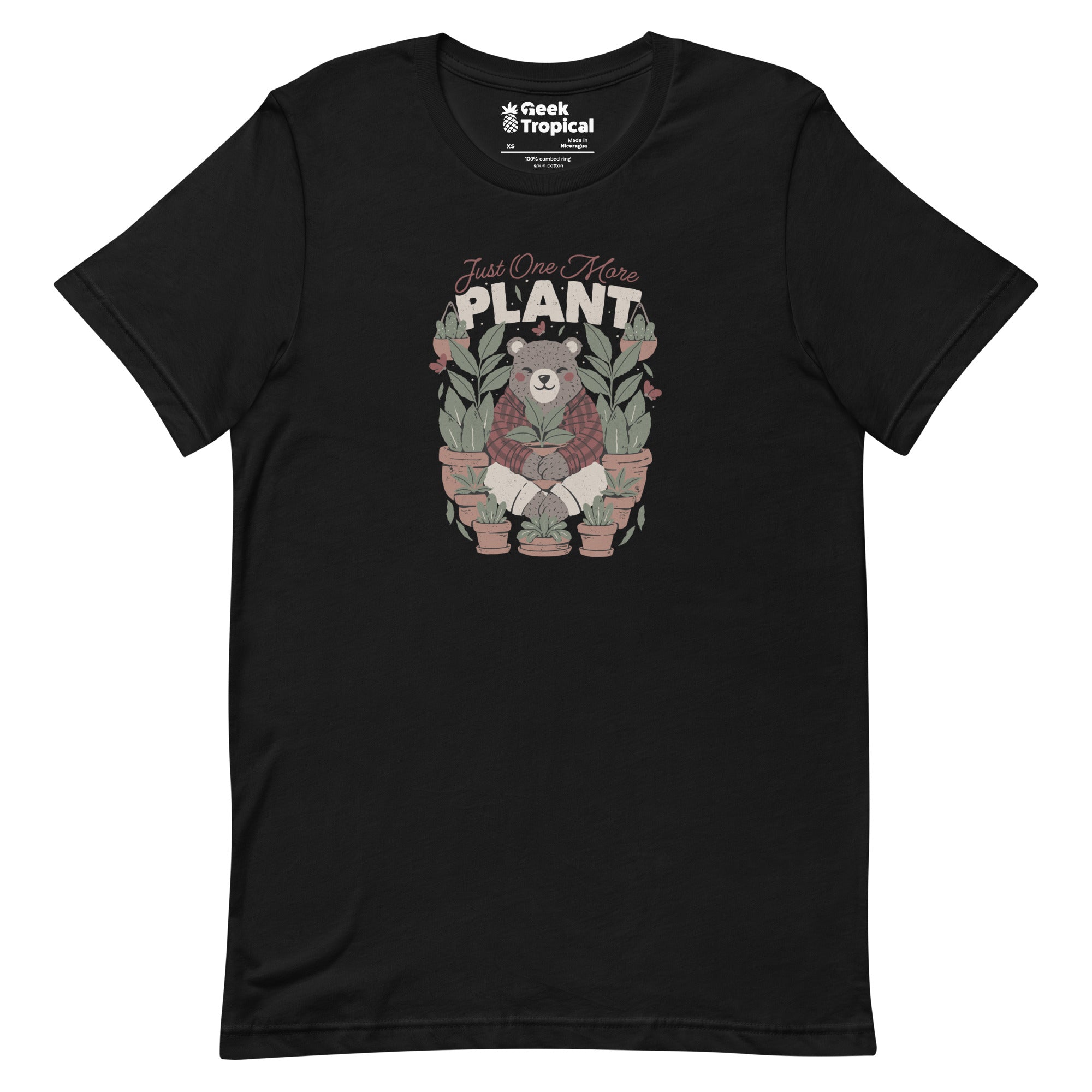 Just One More Plant T-Shirt Geek Nerd Advertise to Meta Botany Print Design by Tobe Fonseca