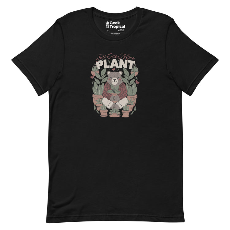 Just One More Plant T-Shirt Geek Nerd Advertise to Meta Botany Print Design by Tobe Fonseca