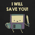 Floppy Disk Knight I Will Save You! T-Shirt Geek Nerd Advertise to Meta computer print Design by Tobe Fonseca