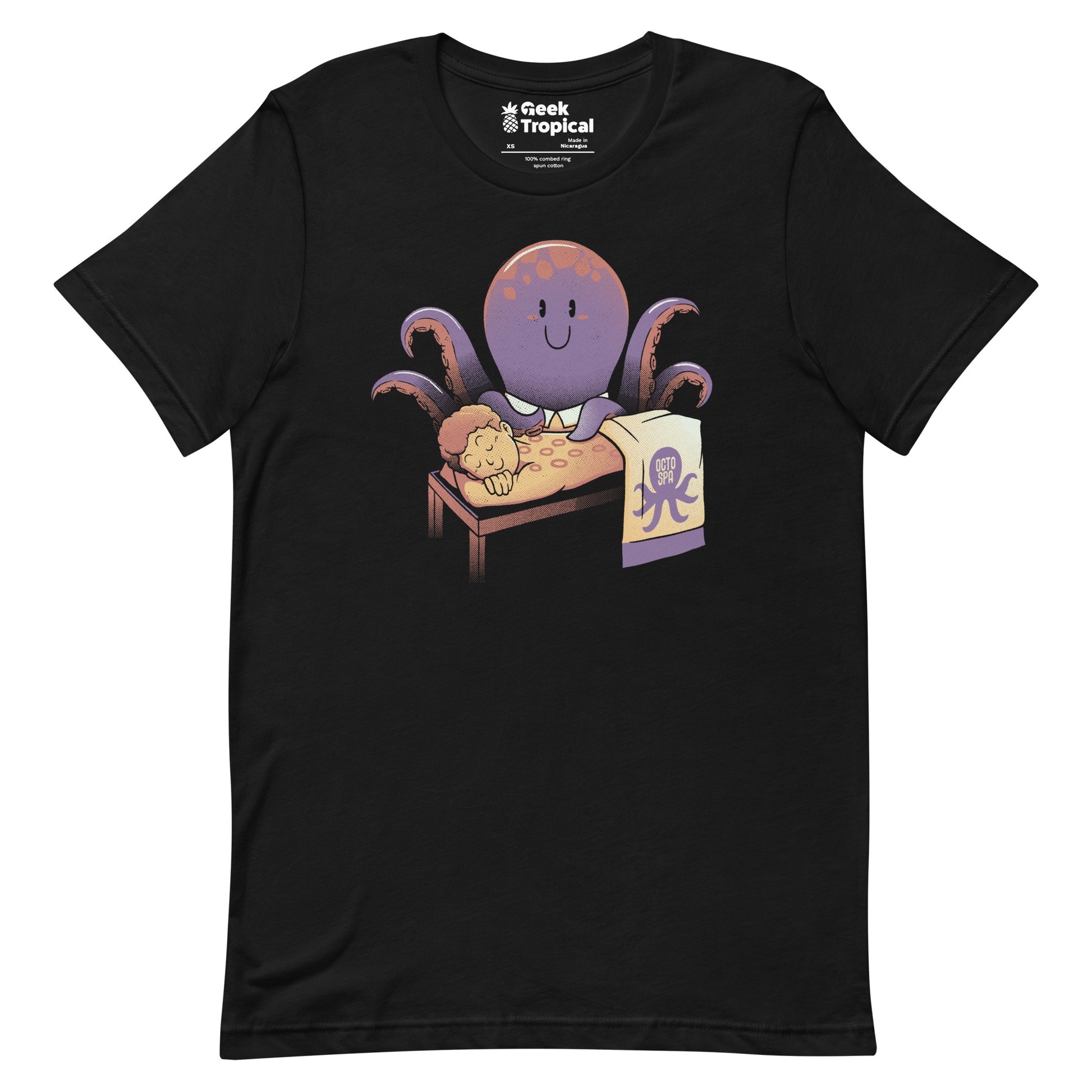 Cupping Therapy Octopus Massage T-Shirt Geek Nerd Advertise to Meta Animal Patterns Design by Tobe Fonseca