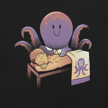 Cupping Therapy Octopus Massage T-Shirt Geek Nerd Advertise to Meta Animal Patterns Design by Tobe Fonseca
