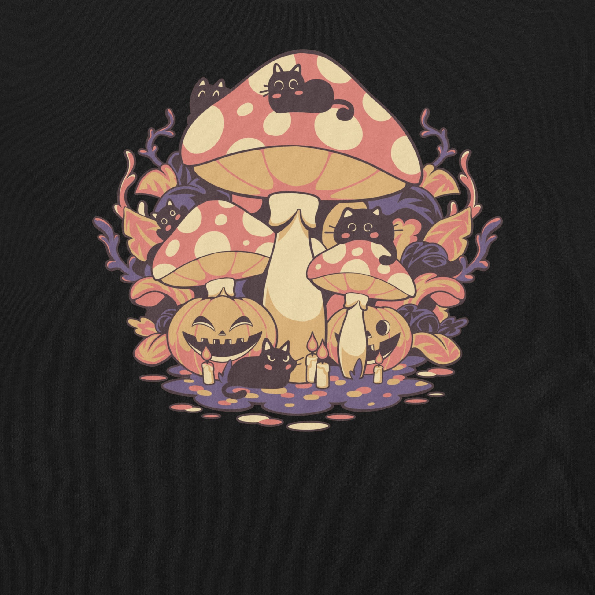 Cogumiaus Halloween Cats T-Shirt Geek Nerd Advertise to Meta Animal Patterns Design by Tobe Fonseca