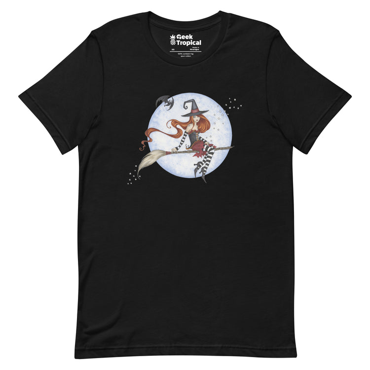 Amy Brown Moonlight Ride T-Shirt Geek Nerd Advertise to Meta Design by Amy Brown Fantasy Prints