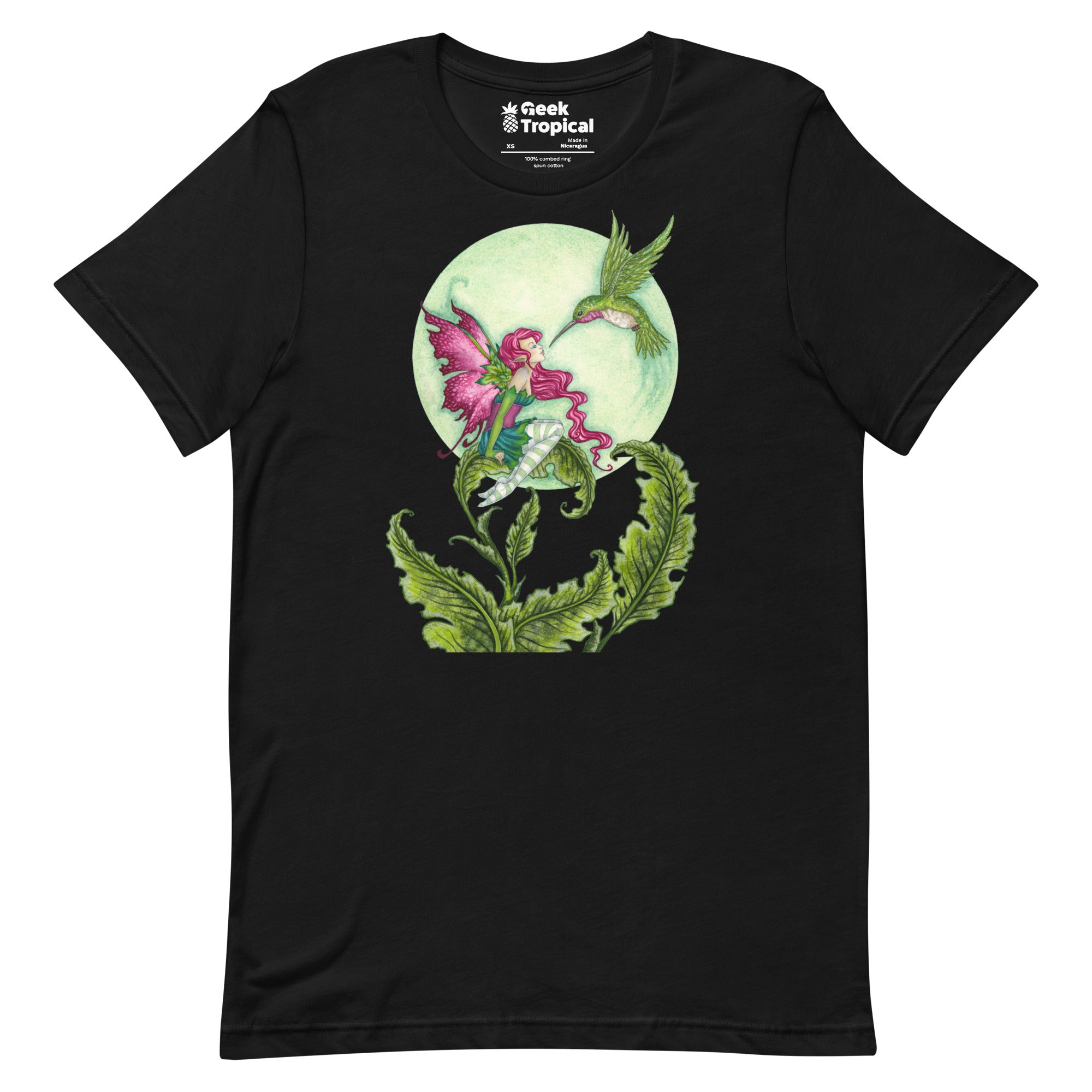 Amy Brown Flirting T-Shirt Geek Nerd Advertise to Meta Animal Patterns Design by Amy Brown