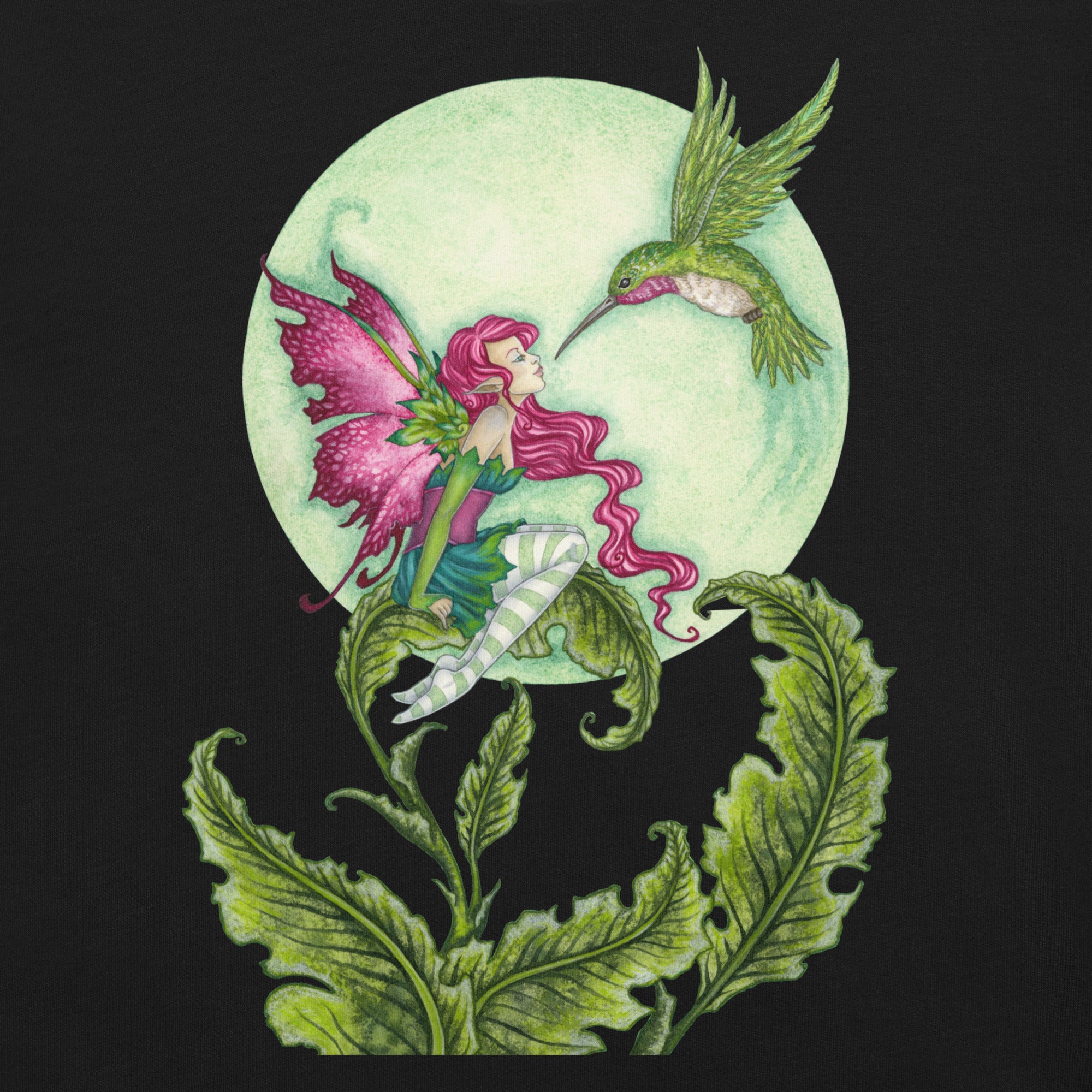 Fairy and Hummingbird T-Shirt 2