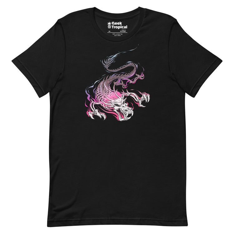 Chinese Skull Dragon T-Shirt Geek Nerd Advertise to Meta Design by Tobe Fonseca Fantasy Prints