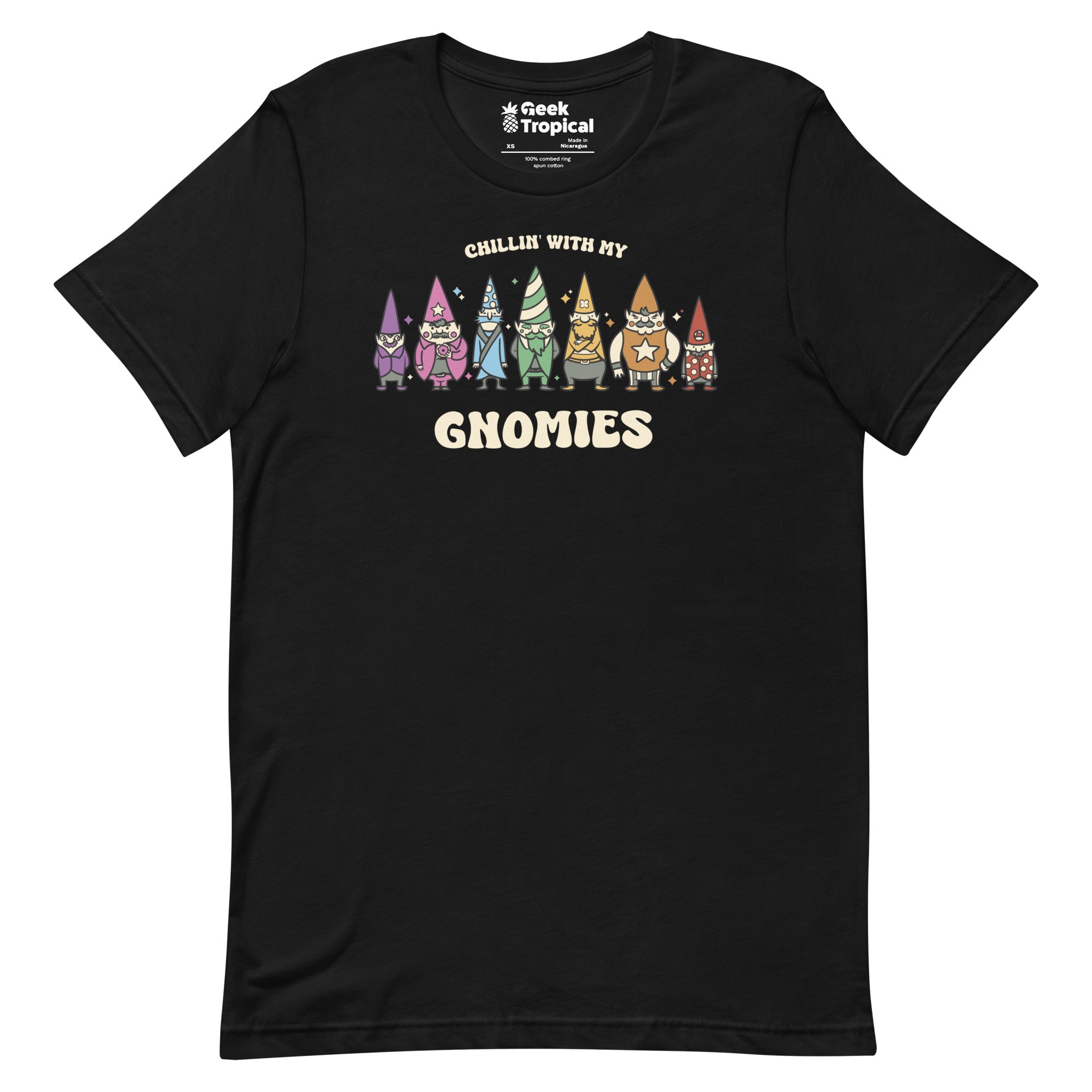 Chillin With My Gnomies T-Shirt Geek Nerd Advertise to Meta Christmas Print Design by Tobe Fonseca